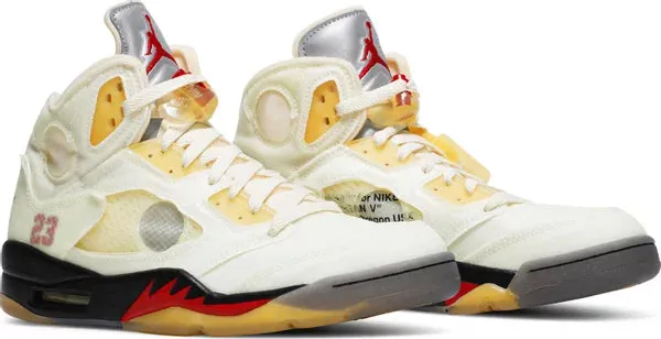 Air Jordan 5 Retro Off-White Sail Off-White x Air Jordan 5 SP 'Sail'