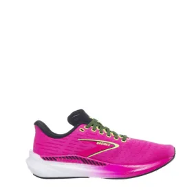 Brooks Women's Hyperion GTS Running Shoes in Pink/Glo Green/Black AW23