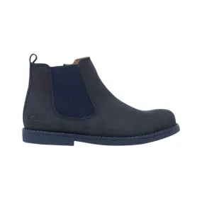 CHELSEA 2 CLARKS - NAVY WAXY