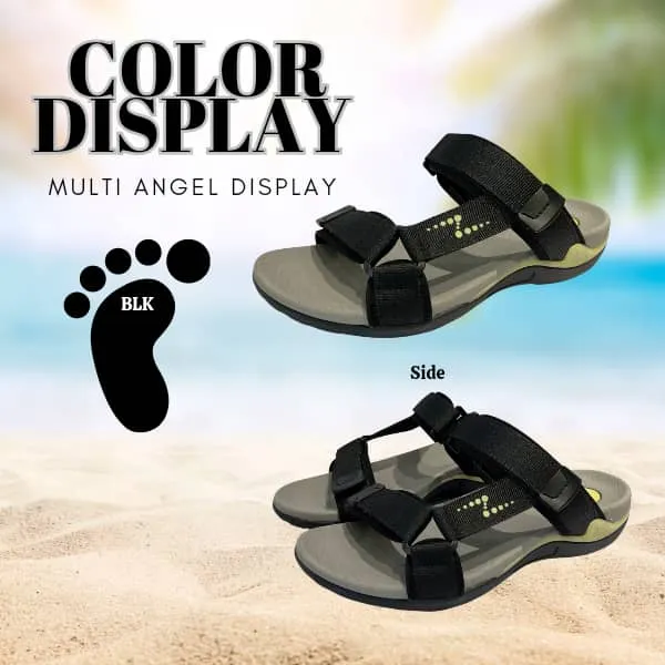 DR.KONG MEN'S TOTAL CONTACT SANDALS DK-S9000129-BLK(RP : $159)