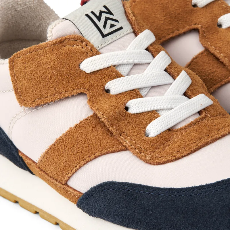 Liewood Jasper Beginner Suede Sneakers - Classic Navy Multi Mix