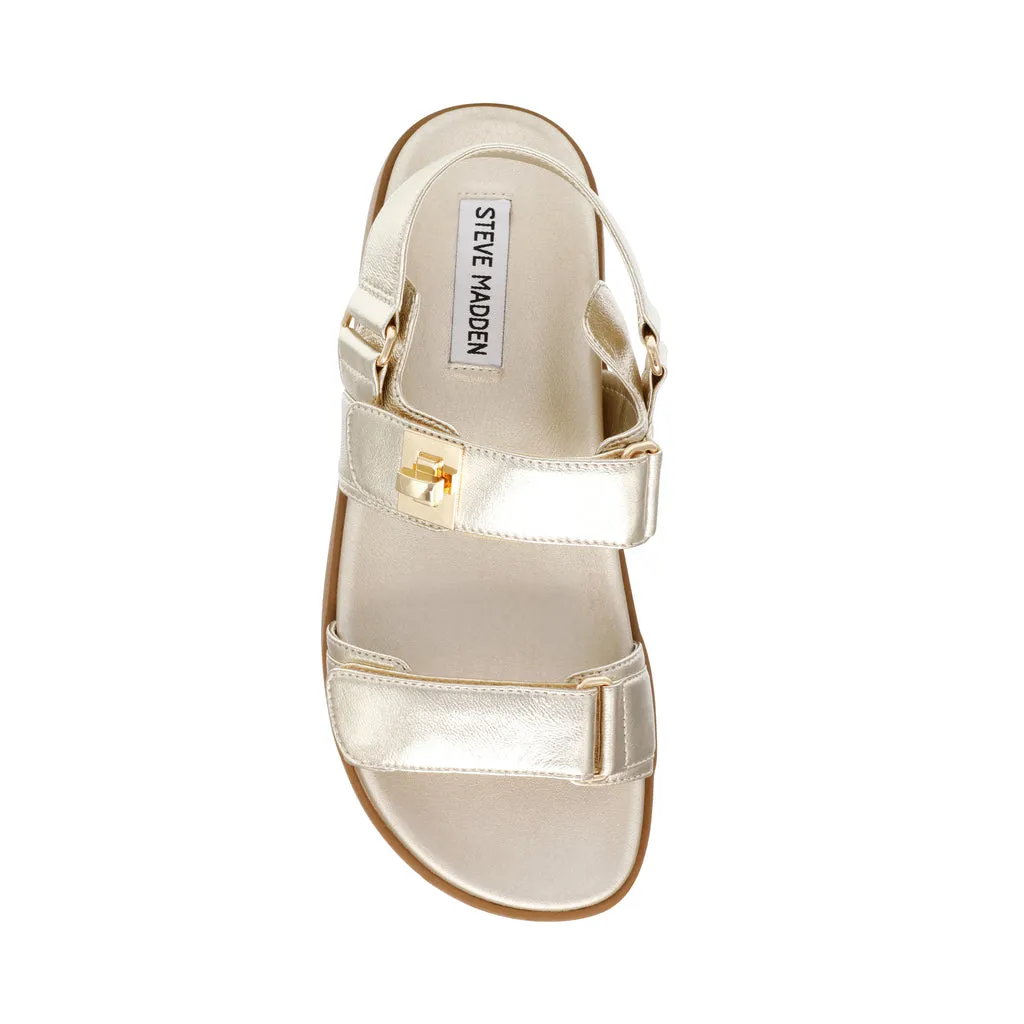 Mona Sandal GOLD LEATHER