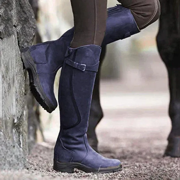 Vegan Leather High Boots with Heel for Women | Eco-Friendly Materials